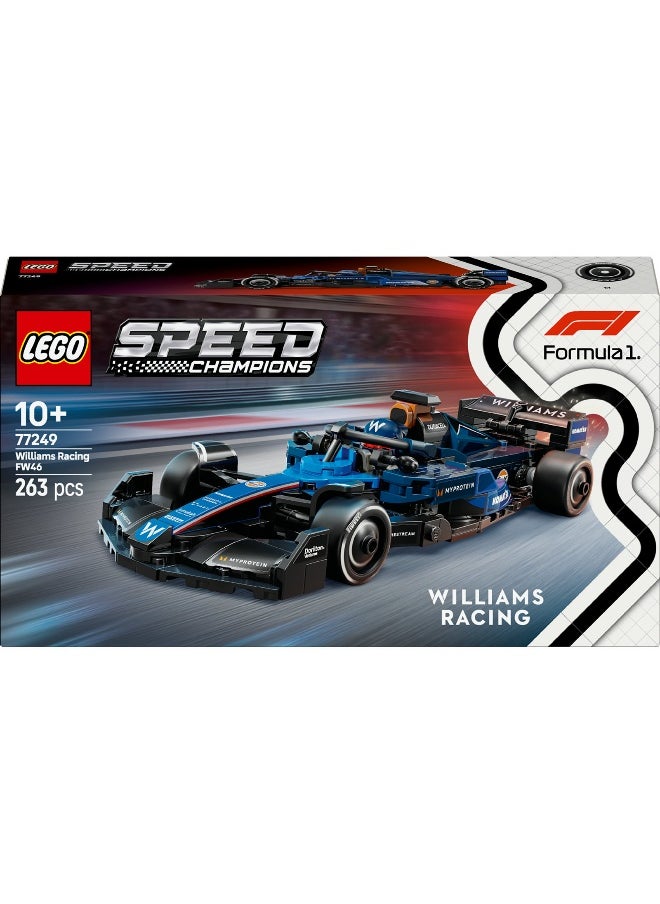 LEGO LEGO Speed Champions Williams Racing FW46 F1 Race Car 77249 Building Set (263 Pieces)  - Image 2