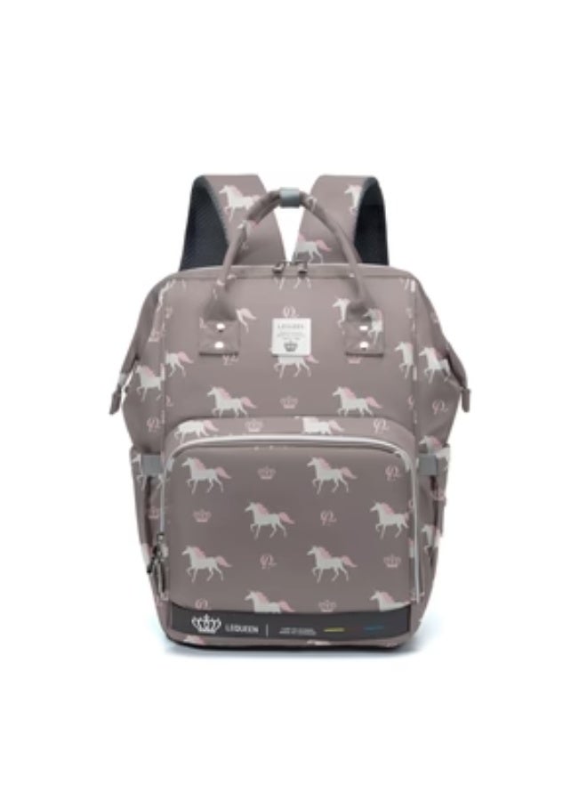 Lequeen Diamond 7TH Edition Soft Waterproof Original mommy bag - Image 1