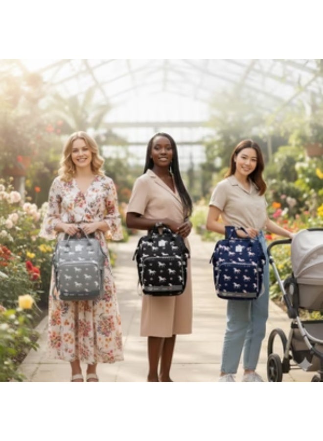 Lequeen Diamond 7TH Edition Soft Waterproof Original mommy bag - Image 2