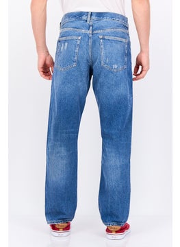 GANT Men Regular Fit Washed No Stretchable Jeans, Blue  - Image 4