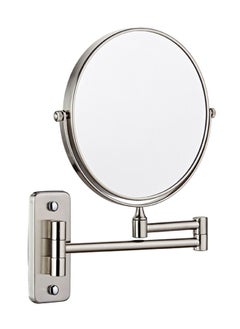 Ru syanl Wall Mounted Makeup Mirror 10x Magnification 8inch Two-Sided Swivel Extendable Bathroom Mirror  - Image 1