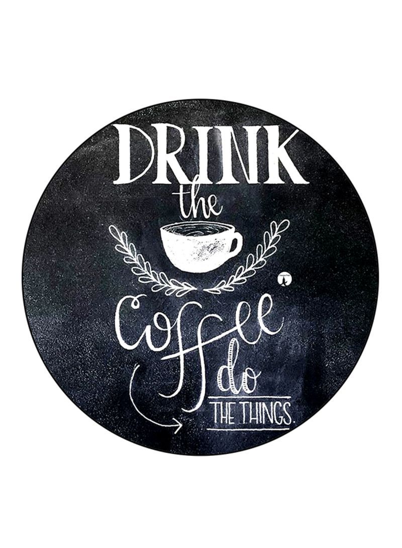 RKN English Phrases Printed Pin Black/White - Image 1