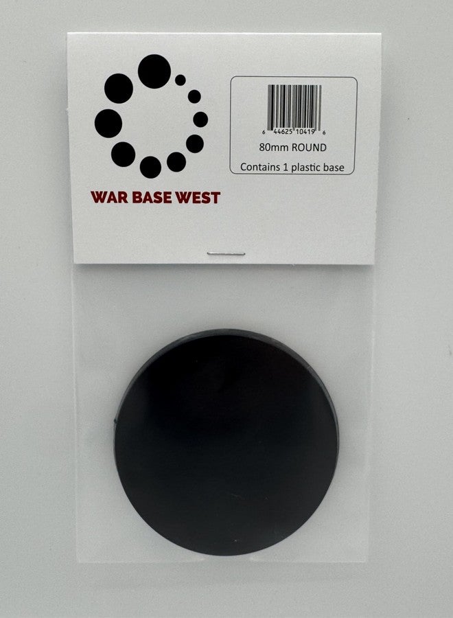 War Base West 80mm Round Base for Warhammer 40k & AoS GW Leviathan & Kavalos - Image 1