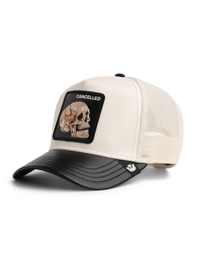 Goorin Bros. Faux Leather Skull Trucker Cap