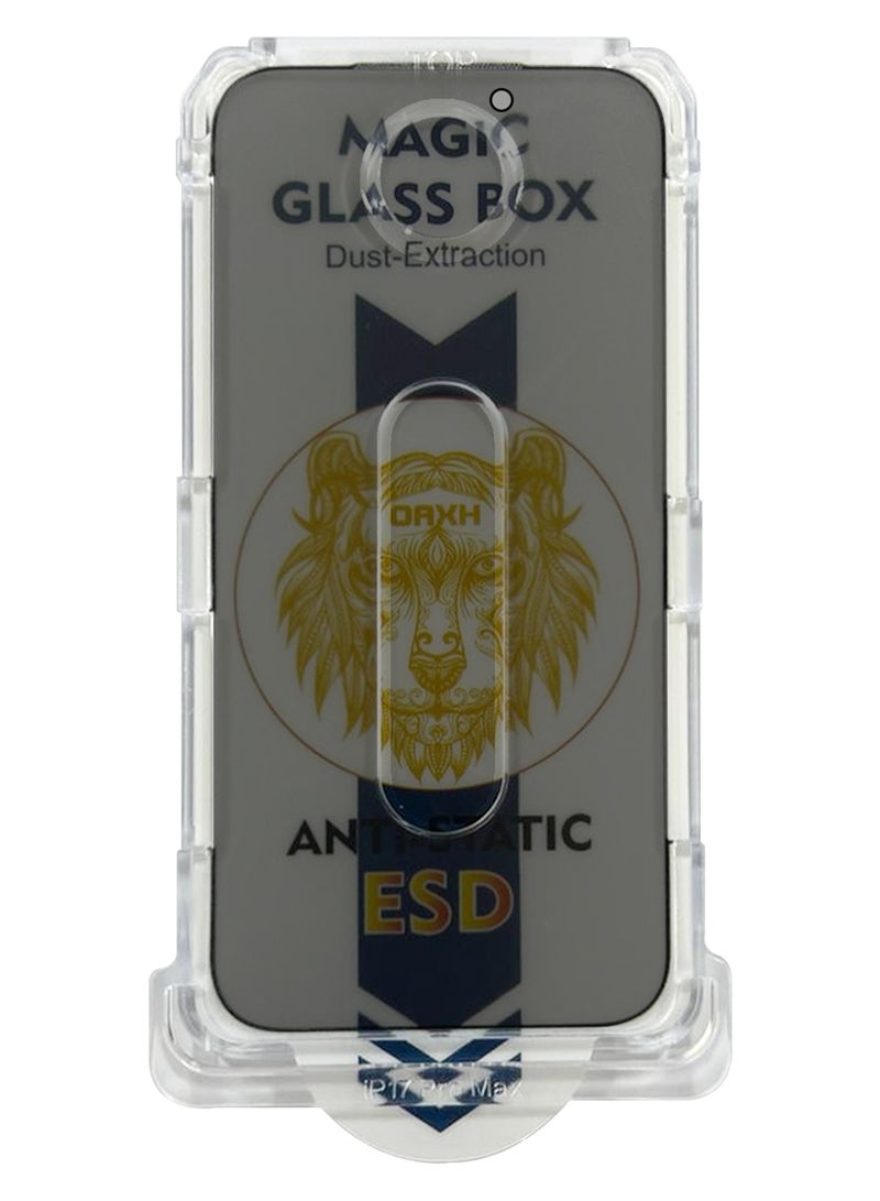 ESD 2 Pieces 3D Tempered Glass for iPhone 17 Pro Max Magic Glass Box HD Full Cover Easy Installation - Image 5