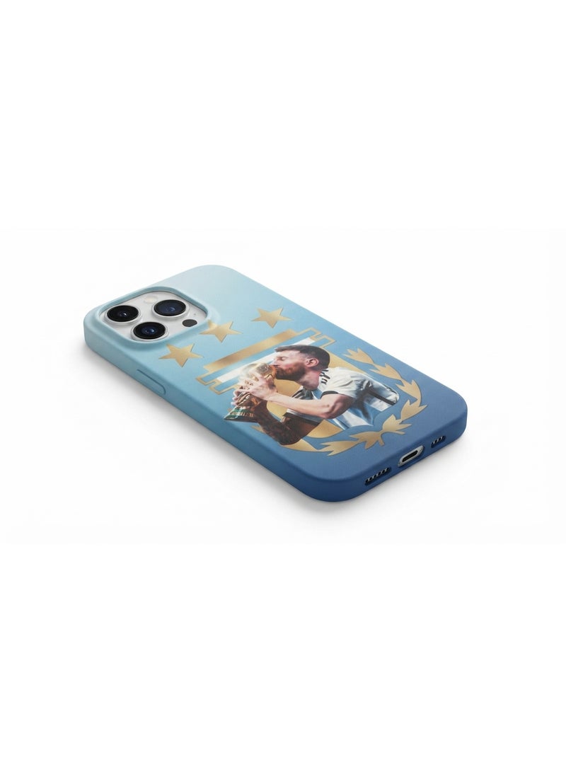 iPhone 14 Pro Max Case, Matte Polycarbonate-Football Player Design - Image 2