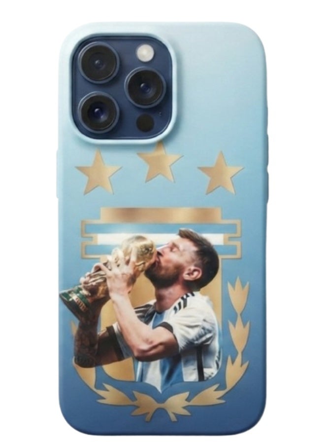 iPhone 14 Pro Max Case, Matte Polycarbonate-Football Player Design - Image 1