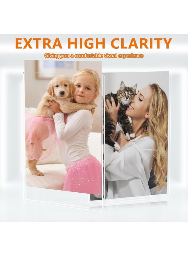 سيوسي 12Pcs Rigid Card Protectors, Top Loading Plastic Sleeves, 6x9 Inch Clear Hard Plastic Sheets for Jumbo Cards, Postcards, Photos, and Trading Cards, Acid-Free Archival Quality Photo Protectors - Image 3