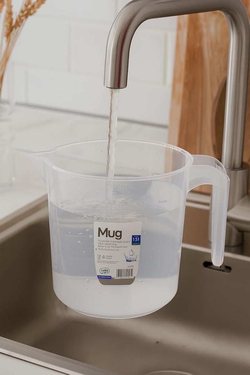 بي آند دي بي & دي إبريق قياس بلاستيكي شفاف 1.5 لتر - Image 2
