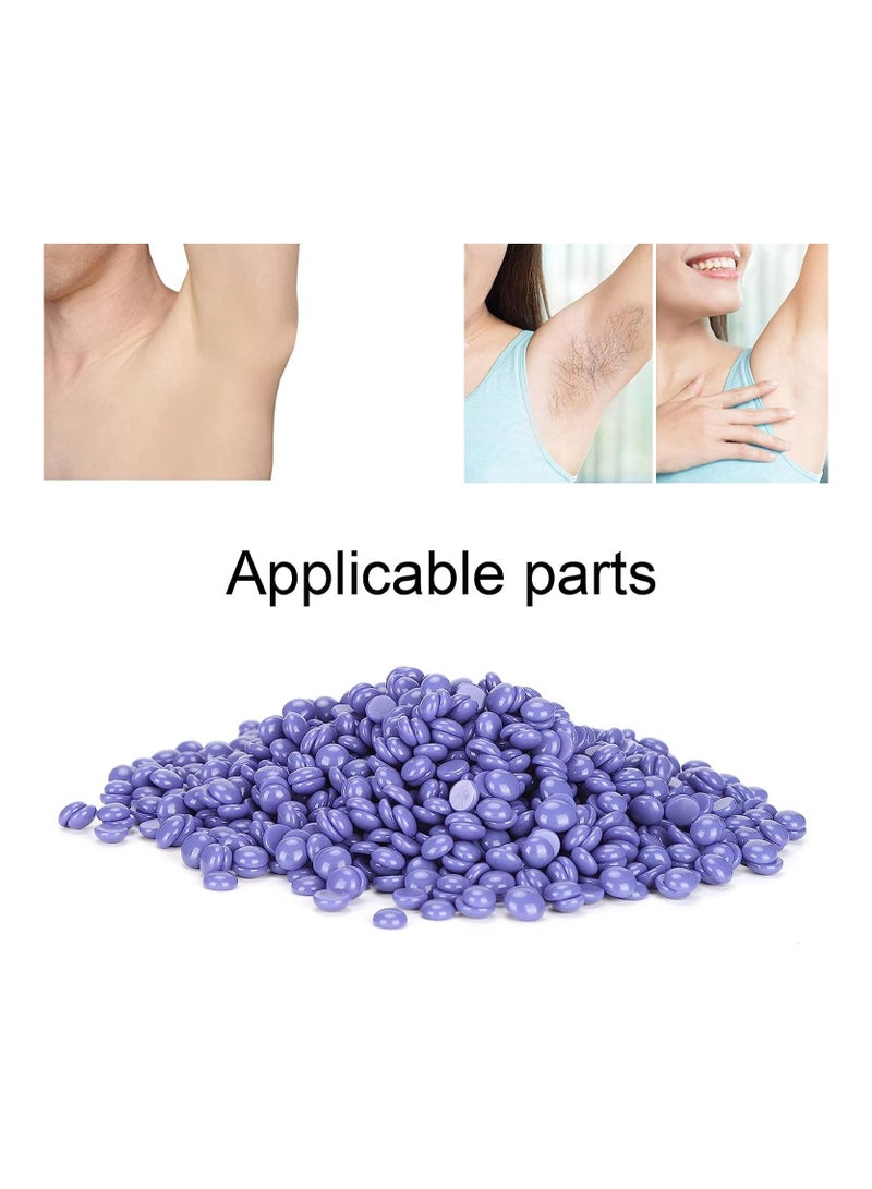 WAX BEANS Hair Removal Hard Wax Beans Purple 500g - Image 5