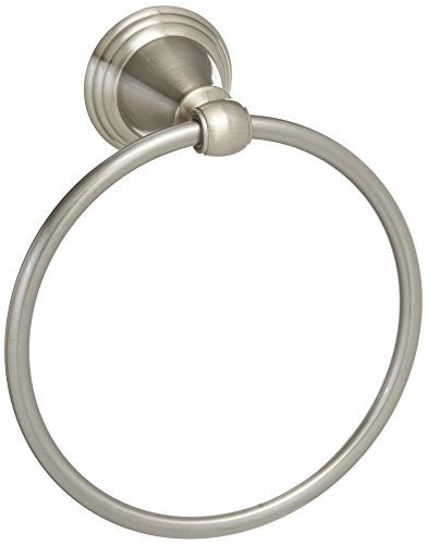 DELTA FAUCET DELTA FAUCET Delta Faucet 79646-BN Windemere Towel Ring, SpotShield Brushed Nickel  - Image 1