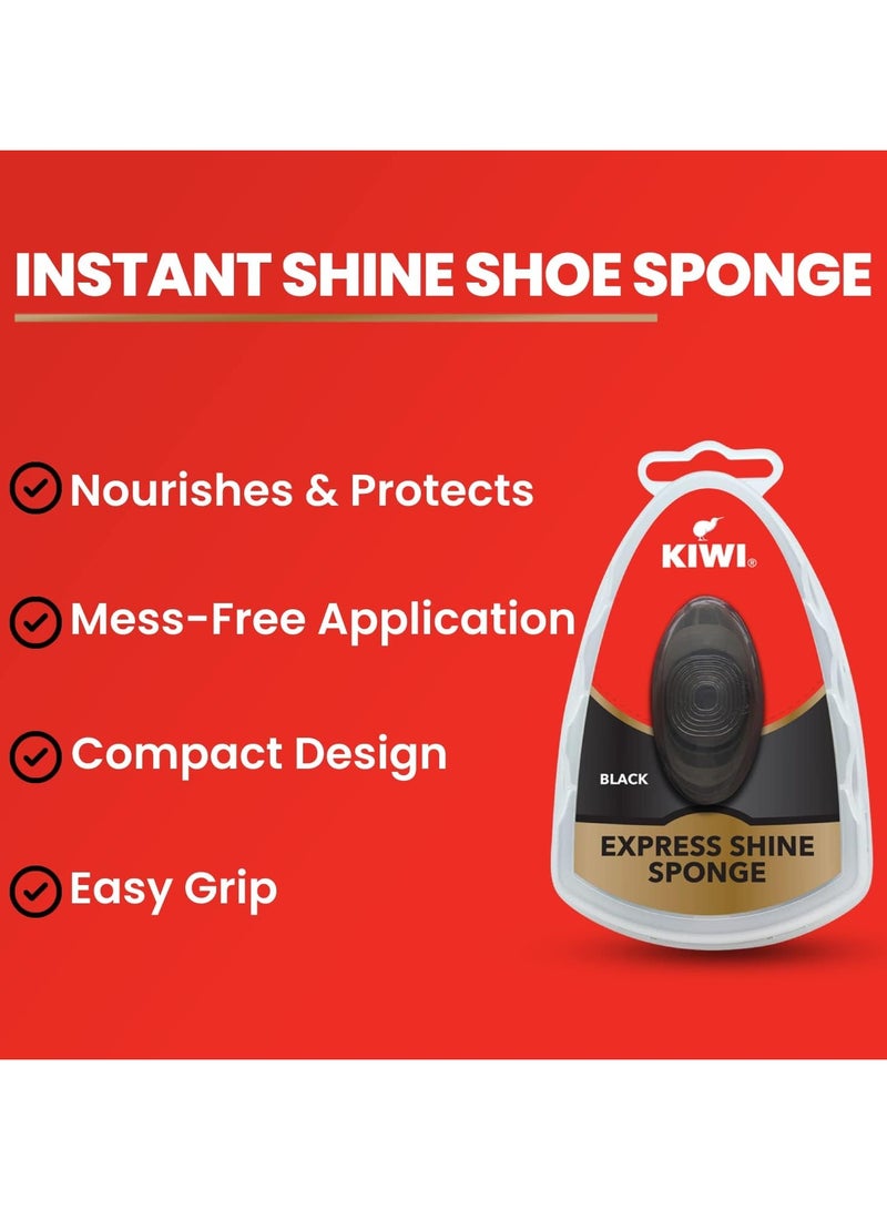 Kiwi إسفنجة اللمعان السريع - للون الأسود - Image 2