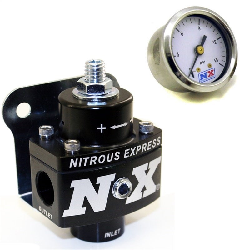 Nitrous Express 15952 Holley Fuel Pressure Regulator w/Fuel Pressure Gauge Holley Fuel Pressure Regulator - Image 5
