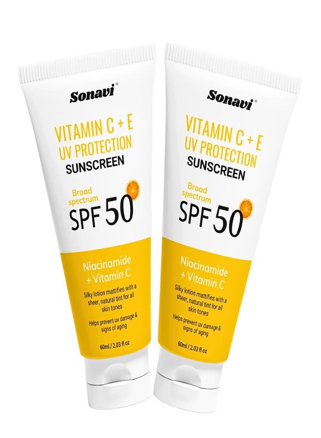 Sonavi Ultra Light Sunscreen Lotion | No White Cast | Water resistant, Ultra light & Non sticky | Sunscreen SPF 50 | Skin Protection for Men & Women - Image 1