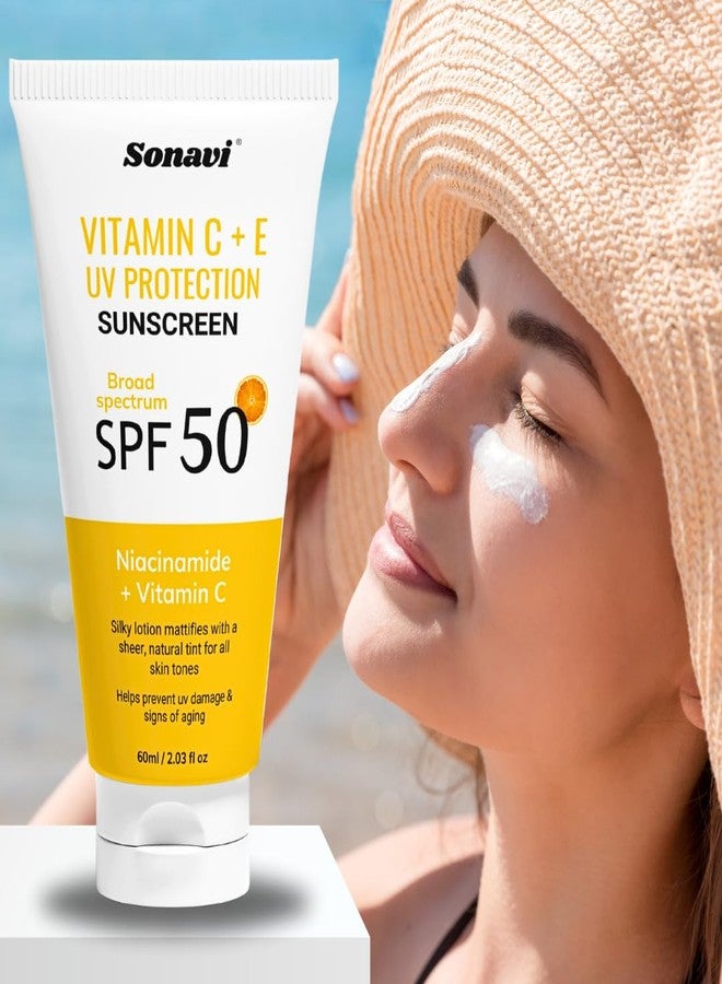 Sonavi Ultra Light Sunscreen Lotion | No White Cast | Water resistant, Ultra light & Non sticky | Sunscreen SPF 50 | Skin Protection for Men & Women - Image 5
