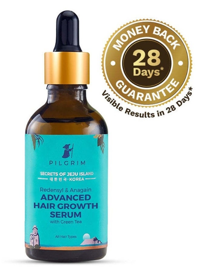 PILGRIM Redensyl  Advanced Hair Growth Serum Hair Care Essence – Moisturizing & Nourishing Scalp and Hair Oil for Strong, Smooth, and Manageable Hair For Women And Men 100ml - Image 1