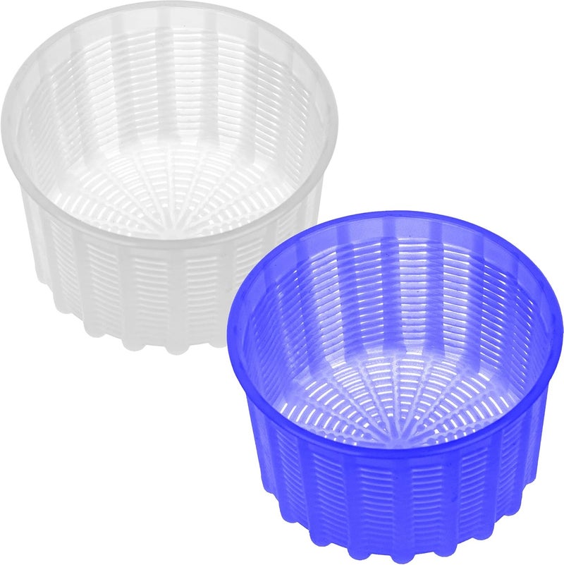 OFXDD Cheese Mold for Cheese Making - Cheese Molds 2 Pcs - Plastic Ricotta Basket 20 oz - Cheese Form Mold for Feta, Camembert, Ricotta - Image 1