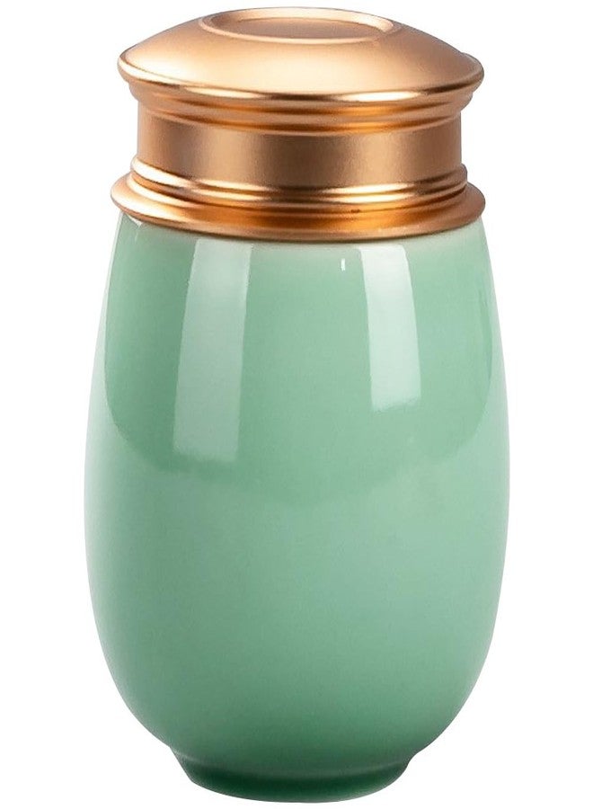 Alipis Ceramic Tea Pot 3.8 Inch Airtight Kitchen Canister for Sugar Coffee Tea Spice Storage and Organization - Image 1