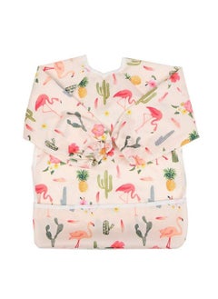 Baby Bib Sleeved Shirt With Pocket 13 Years Old Toddler Painting For Girls (Flamingo Cactus) - pzsku/Z119342D419B3CECCB624Z/45/_/1688970525/2dd81732-70e4-49c3-b94d-087e52ee215c