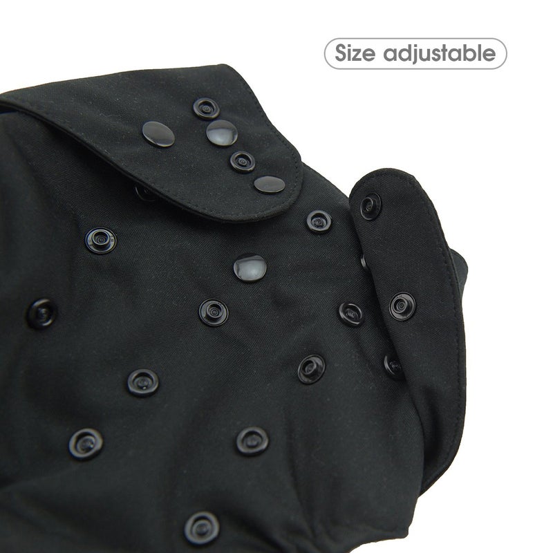 Babygoal Cloth Diaper Cover for Girls,Baby Adjustable Reusable Covers for Fitted Diapers and Prefolds, 6pcs Baby Clothes Covers+One Wet Bag 6DCF04 - Image 5