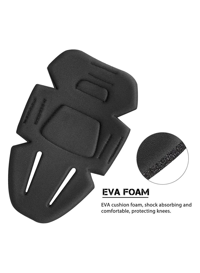 AROAQ Military Tactical Knee Pads Elbow Pad Set Airsoft Protective Elbow Pads Combat Paintball Sports Safety Protective Gear 4 Pieces/Set - Image 3