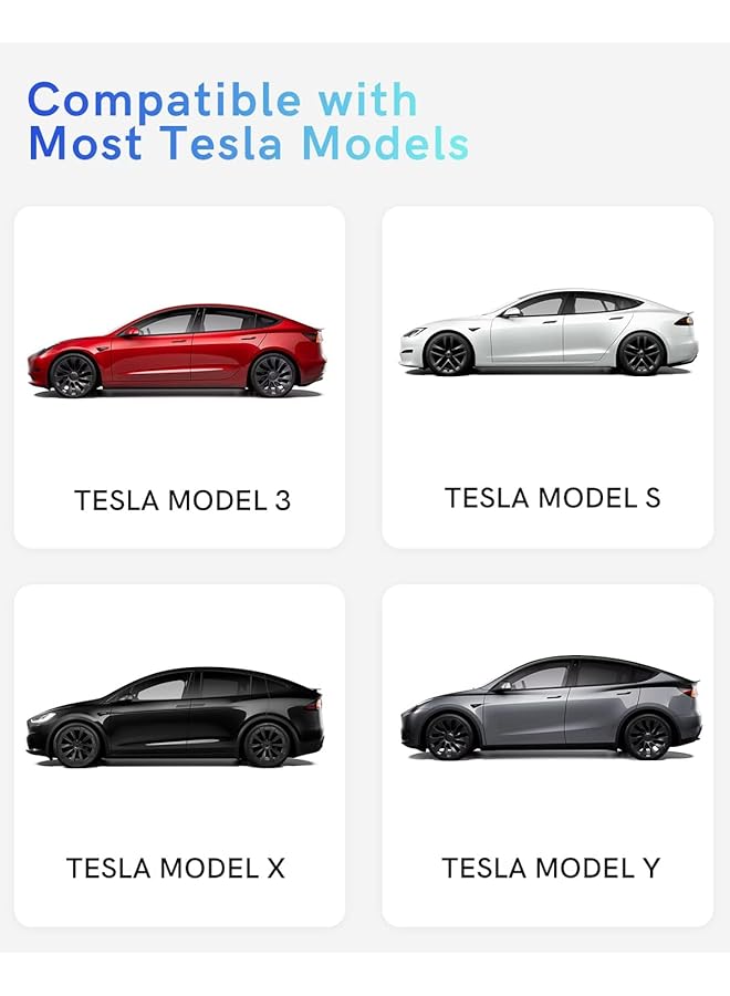 إكسفور محول شاحن J1772 إلى Tesla بقوة 80 أمبير/240 فولت تيار متردد، معتمد للسلامة، متوافق مع Tesla Model 3 Ysx، محول سيارة كهربائية محمول للاستخدام الخارجي SAE J1772 لـ Tesla - Image 4