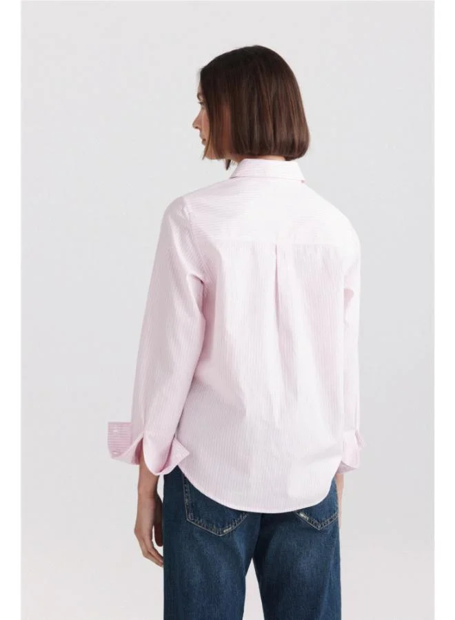 Springfield  Poplin basic shirt for Women | Best Price UAE