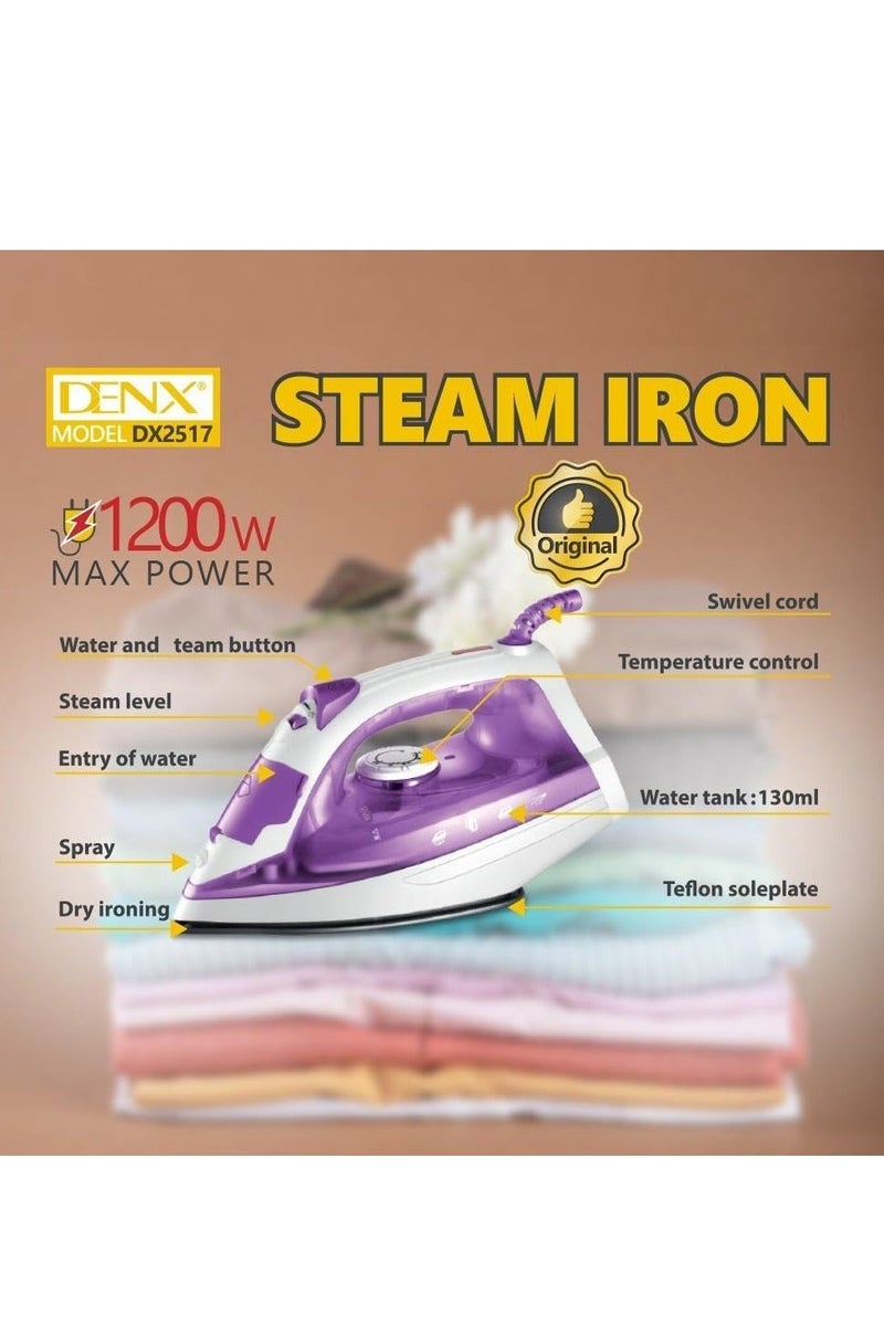 Denx Steam Iron DX2517 - Image 1