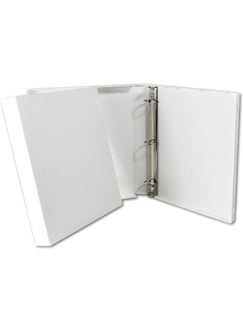 UniKeep Unikeep 3 Ring Binder  Clear  Case View Binder  15 Inch Spine  Metal Rings  with Clear Outer Overlay  3 Pack of Binders  - Image 5
