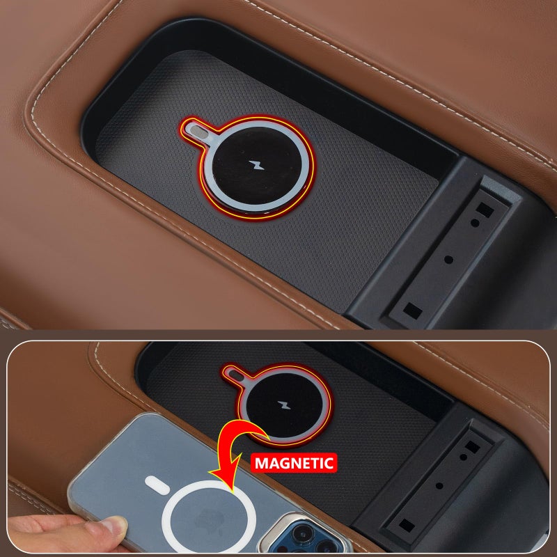 Xipoo Wireless Charger Compatible with 2014-2021 Toyota Tundra Wireless Charger Magnetic Charging Tray Pad Replacement for 2014-2021 Toyota Tundra Accessories - Image 4
