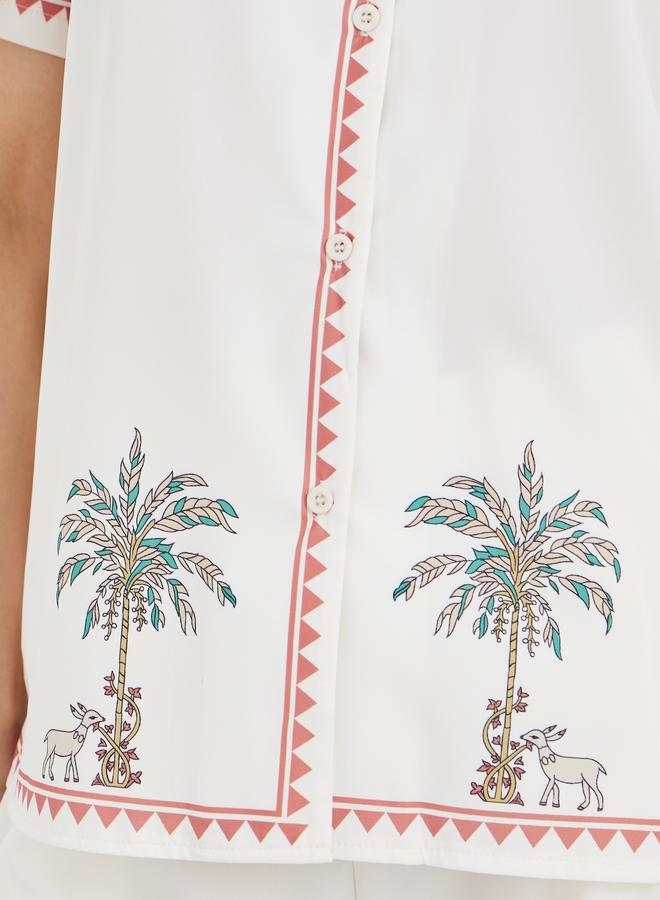 تايك تو طقم قميص وبنطلون مطبوع برسومات من تايك تو - Image 4