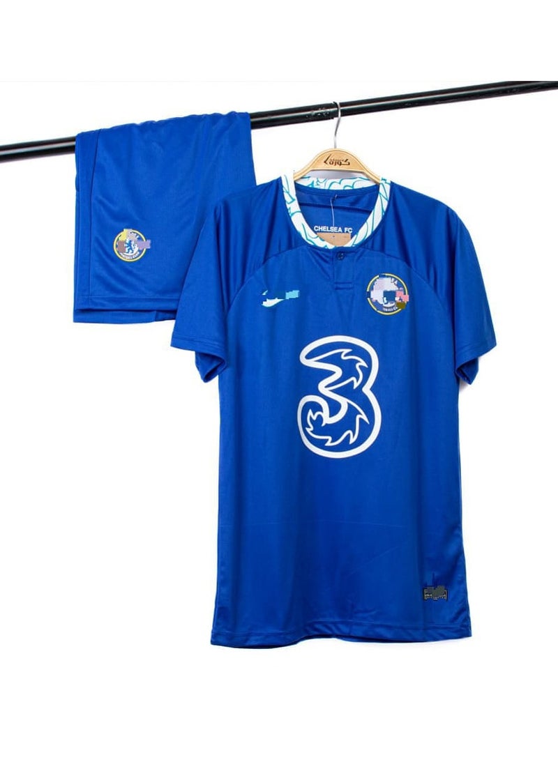 Generic Boys' soccer kit, imported from high quality materials - blue  - Image 1