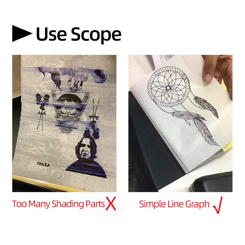 ATOMUS Tattoo Transfer Machine Printer Tattoo Transfer Stencil Machine Copier 116F Update Version - Image 5