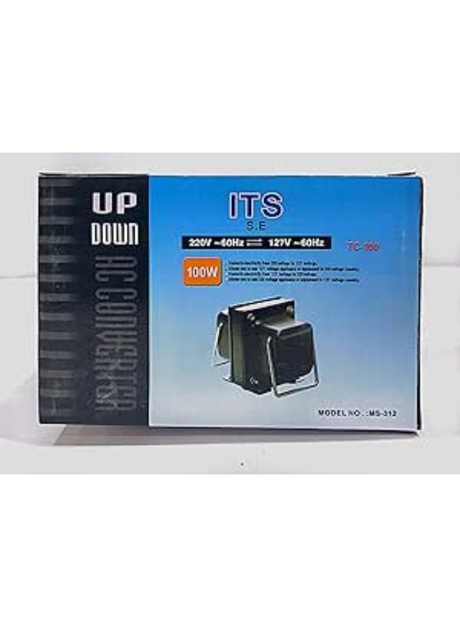 اس اي محول تلقائي 220فولت/110فولت والعكس 110فولت/220فولت - 100واط - صنع في تايوان - Image 1