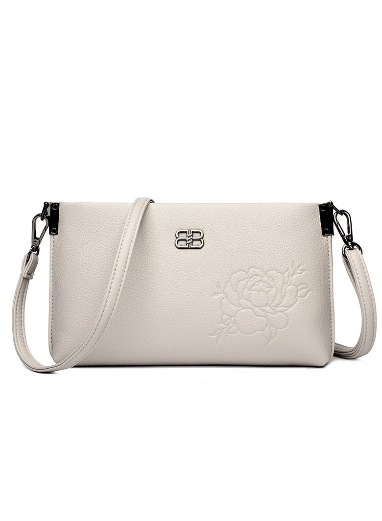 Women's PU Leather Crossbody Wristlet Purse,Elegant Envelope Clutch Wallet & Small Crossbody Bag with Detachable Straps for Evening & Special Occasion - Image 1