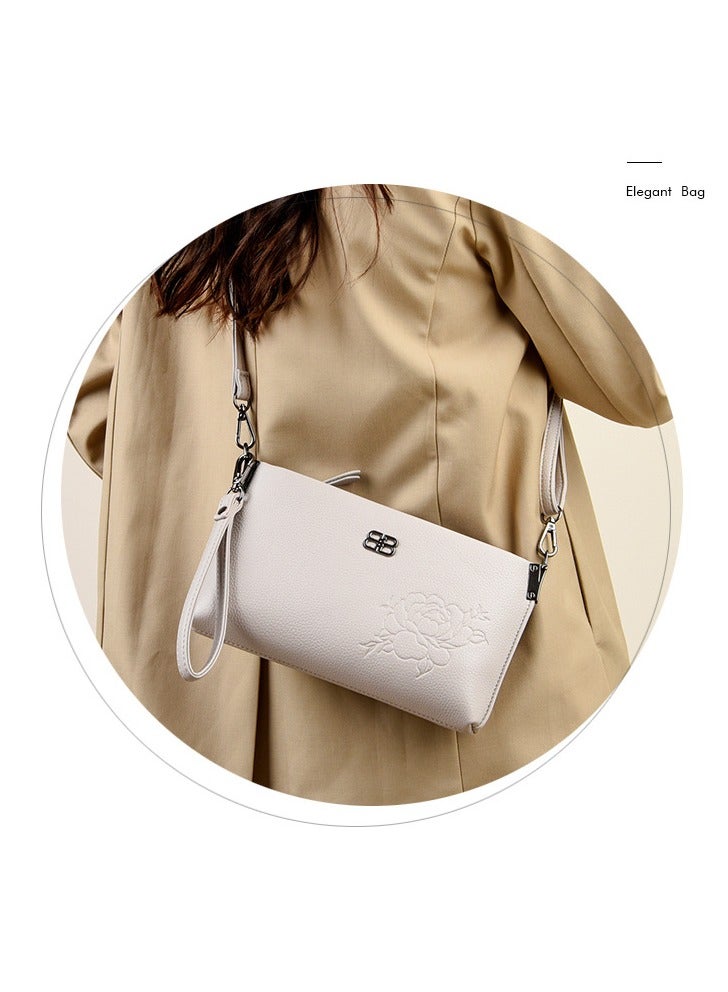 Women's PU Leather Crossbody Wristlet Purse,Elegant Envelope Clutch Wallet & Small Crossbody Bag with Detachable Straps for Evening & Special Occasion - Image 2