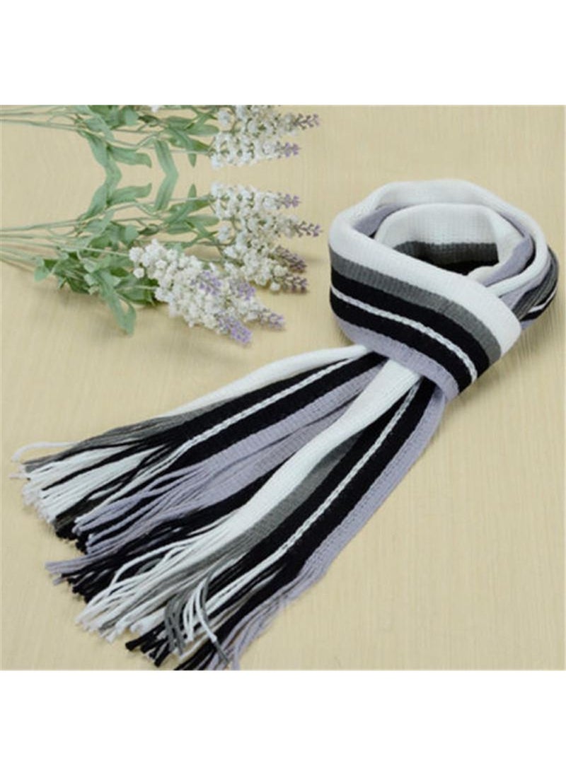 Generic - Winter Cashmere Striped Men's Scarf - Image 1