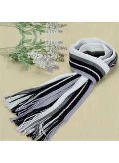 Generic Winter Cashmere Striped Men's Scarf  - Image 1