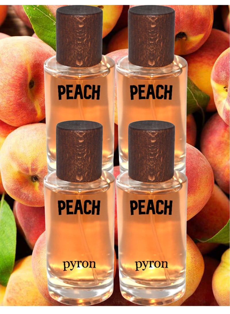 بيرون 4 قطع عطر الخوخ 50 مل EDP