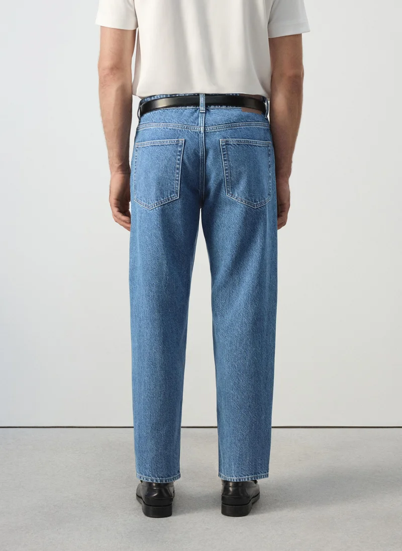 مانجو مان Sammy Cropped Carrot Fit Jeans