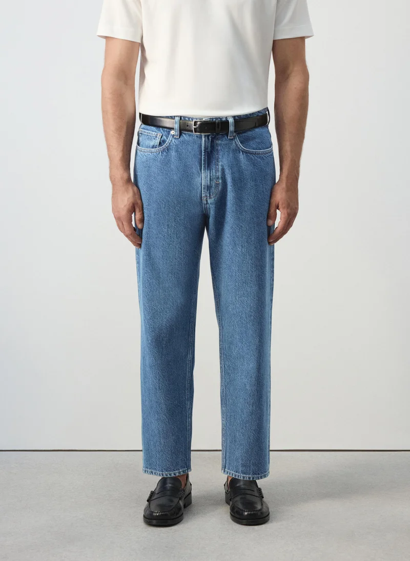 مانجو مان Sammy Cropped Carrot Fit Jeans