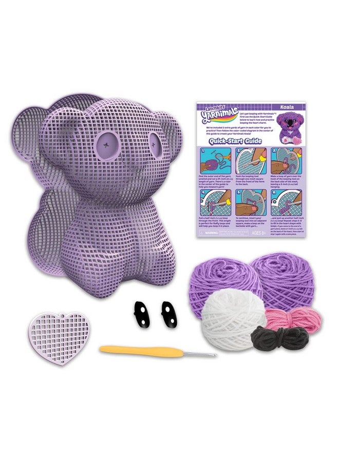 PlayMonster Yarnimals Koala - Loop Your Own Koala - Craft Kit - Make Your Own Animal Toy - Ages 8+ - Image 3