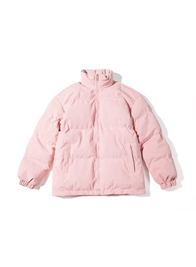 Solid Color Cotton-padded Jacket Winter Cotton-padded Jacket For Men And Women Cotton-padded Jacket Bread Clothing Trend Thin Cotton-padded Jacket Printing