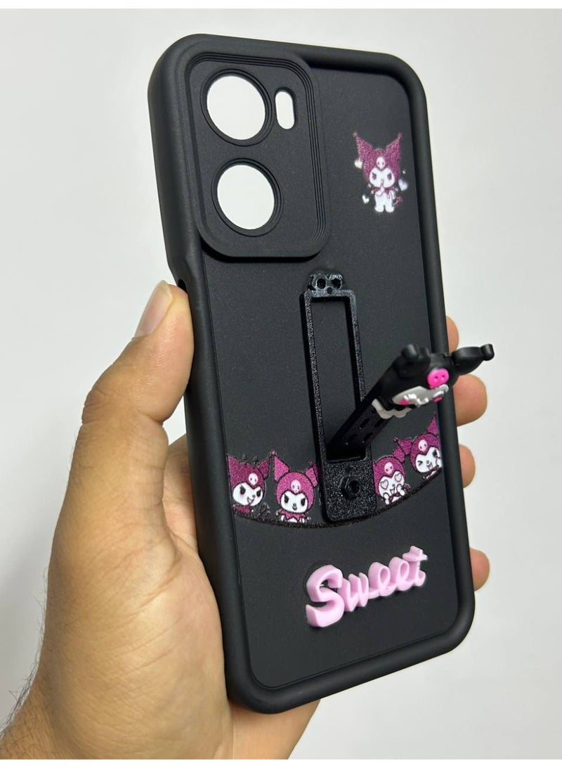 New cartoon design back cover with the word "Sweet" on it, compatible with Oppo A57, A77, and A77S phones. - Image 1