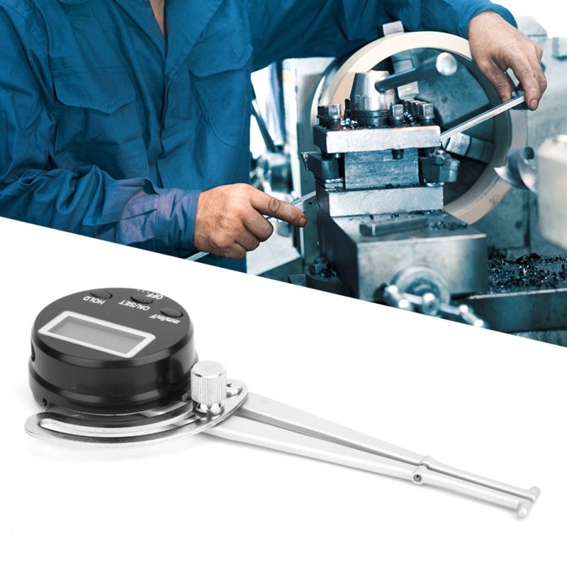 Digital Internal Caliper 12.7-165mm Aluminium Alloy Probe - Large LCD Display Chrome Treatment Measuring Gauge for Machining Inner Diameter Measurement - Image 4