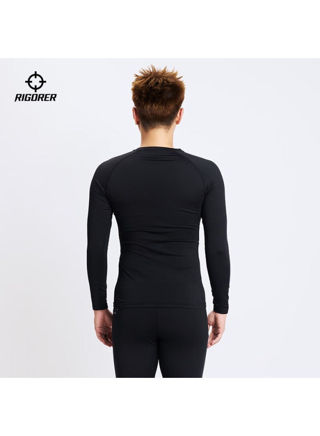 Rigorer Thermal Compression Shirt Winter Men's Running Training Fitness High Elastic Quick-dry Warm Long Sleeve Functional Underwear - Image 5