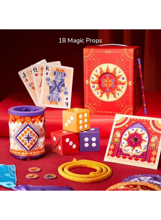 MiDeer My First Stage Magic Show for Kids 6+ | 36 Magic Tricks Set Endorsed by Julius Frack | Educational Toy with Wand, Cards, Coins & Guidebook | Safe & Fun Magic Kit for Beginners - Image 1