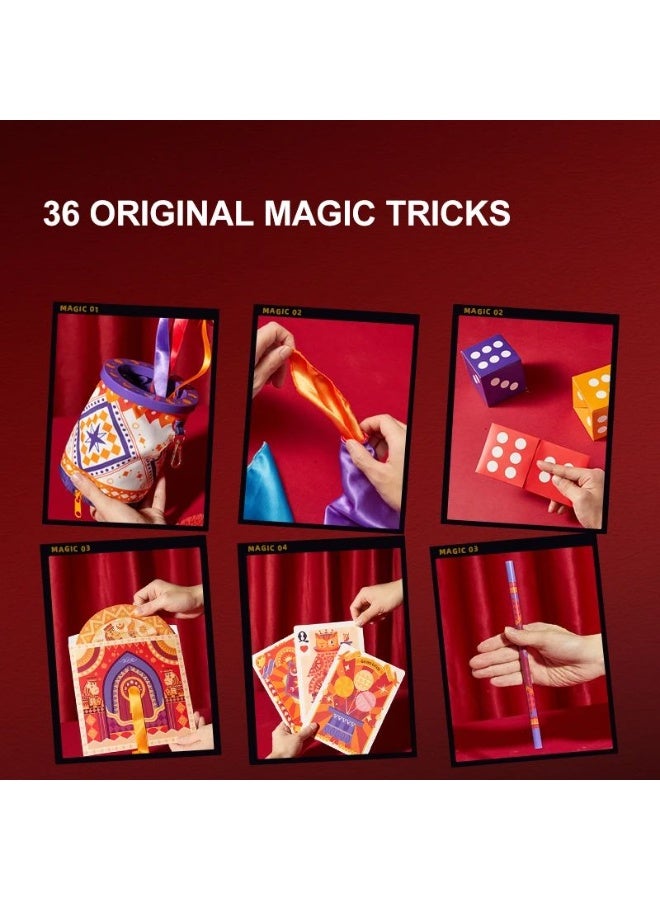 MiDeer My First Stage Magic Show for Kids 6+ | 36 Magic Tricks Set Endorsed by Julius Frack | Educational Toy with Wand, Cards, Coins & Guidebook | Safe & Fun Magic Kit for Beginners - Image 5