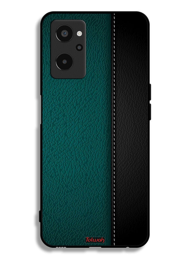 Tolwak Realme 9i 4G Protective Case Cover Leather Pattern - Image 2