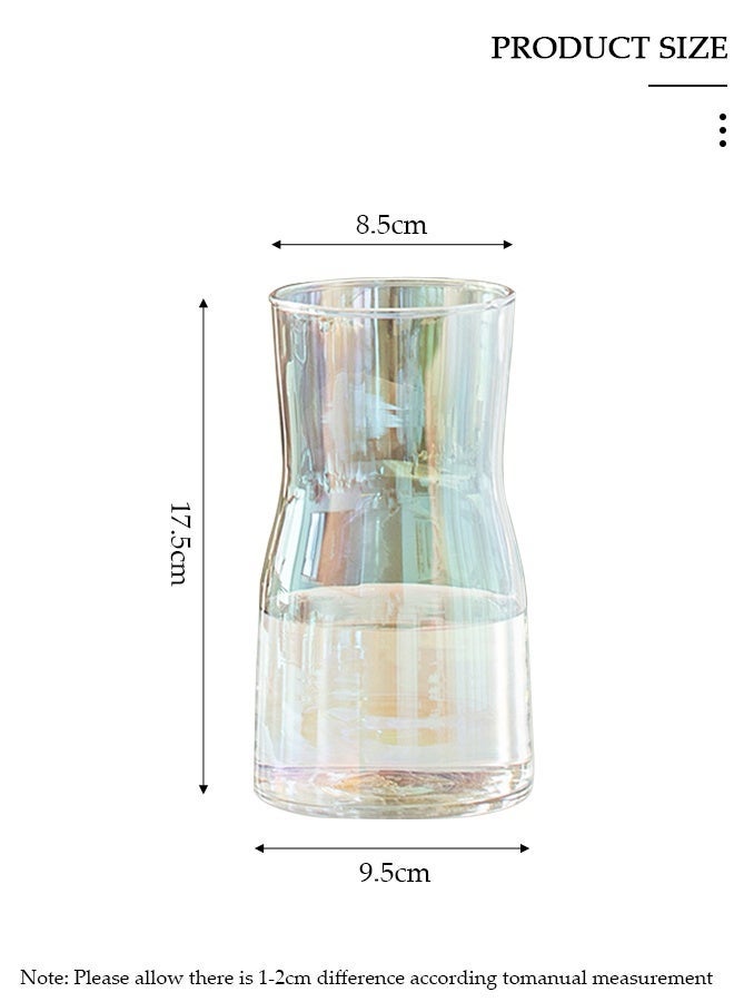 DUNISO Glass Vases for Decor, Decorative Vases for Flowers, Aesthetic Clear Vases for Living Room Decorations, Modern Hydroponic Glass Transparent Vase Vase for Dining Table Home Decor - Image 2